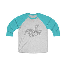Load image into Gallery viewer, Unisex Tri-Blend 3/4 Raglan Tee